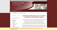 Desktop Screenshot of handmakecandle.de